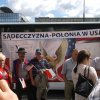 Sądeczanie na spotkaniu z Prezydentem Trumpem w Warszawie 6.07.2017 r.